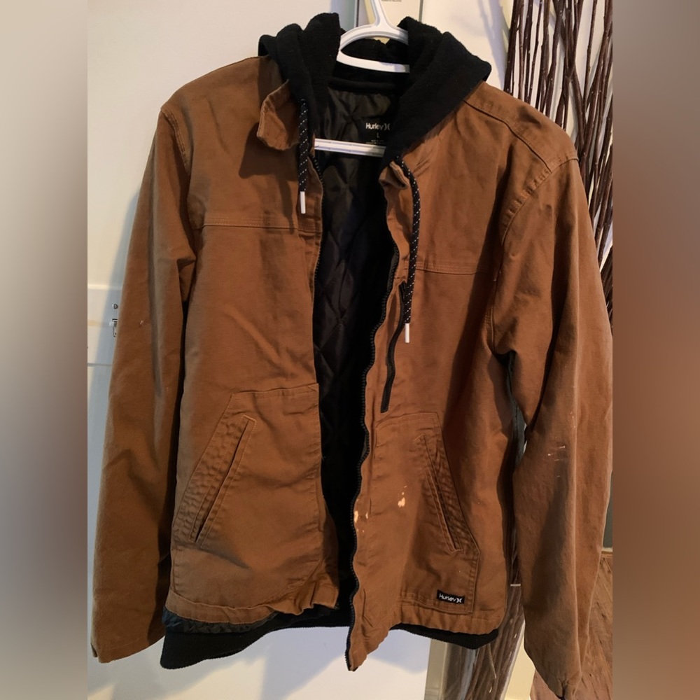 Brand new mens Hurley large jacket